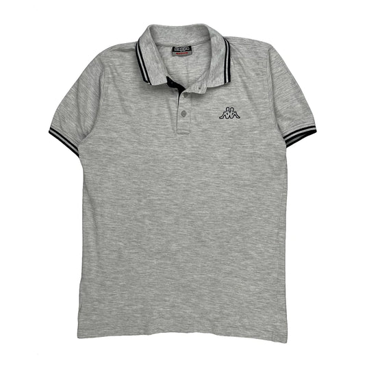 Kappa Polo Shirt - Medium Grey Cotton