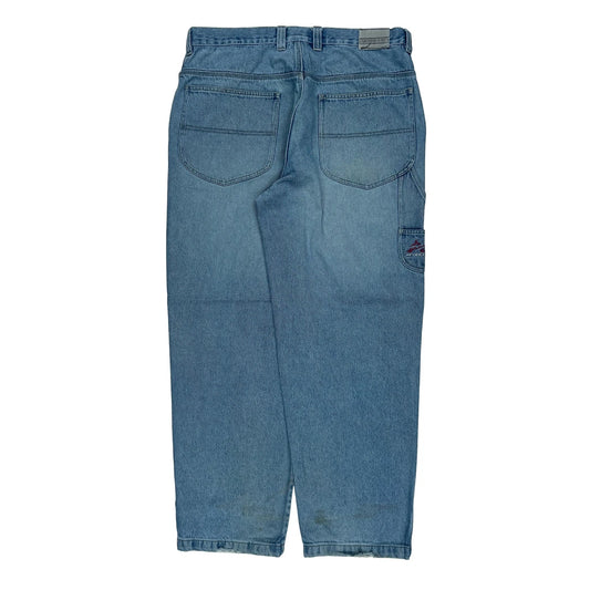 Avirex Loose Carpenter Jeans - 36W 33L Blue Cotton