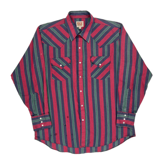Ely Cattleman Striped Shirt - Large Multicoloured Cotton