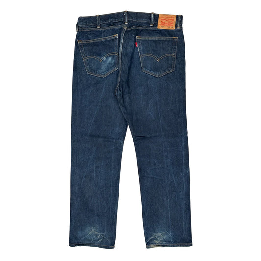 505 Levis Jeans - 38W 32L Blue Cotton