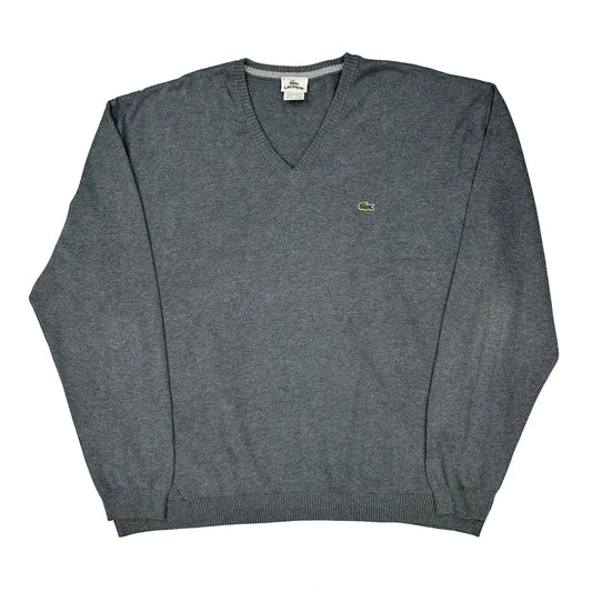 Lacoste Jumper - 3XL Grey Cotton