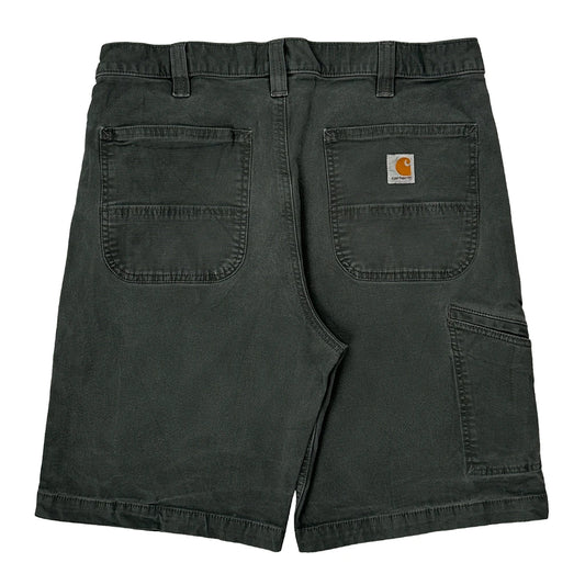Carhartt Carpenter Shorts - 32W 10L Grey Cotton
