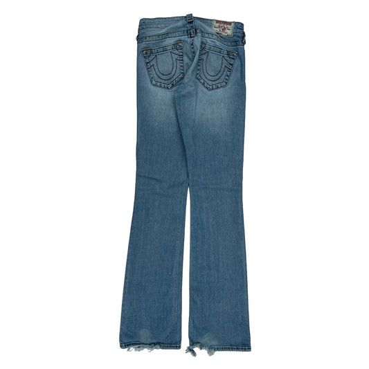 True Religion Boot Cut Jeans - 26W UK 4 Light Wash Denim