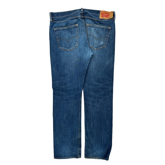 501 Levis Jeans - 36W 31L Blue Denim