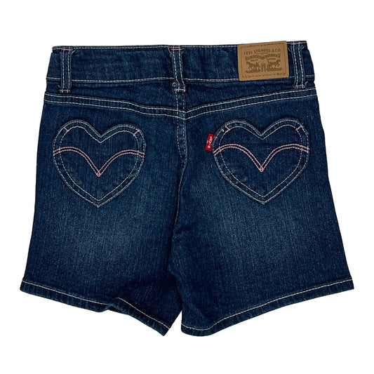 Age 6-7 Levis Denim Shorts - Mediumw 3L Blue Cotton Blend