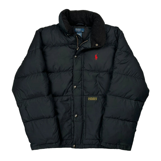 Age 10-12 Polo By Ralph Lauren Puffer - Medium Black Polyester