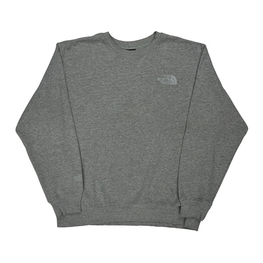 The North Face Sweatshirt - Large Grey Cotton