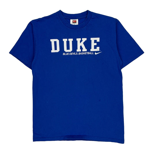 Duke Blue Devils Basketball Nike College T-Shirt - Small Blue Cotton