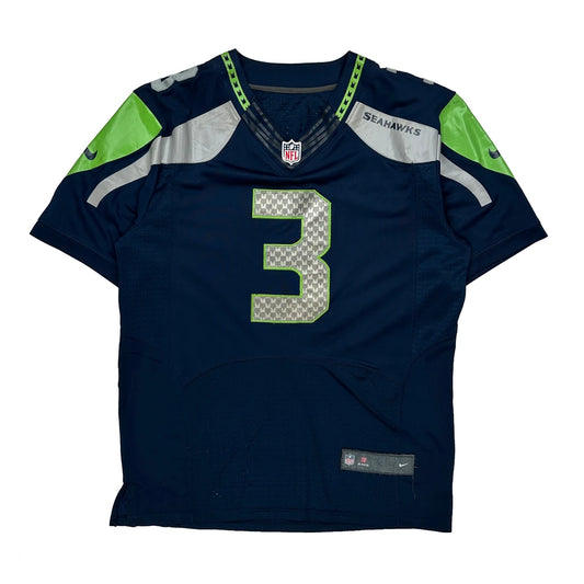 Vintage Seahawks Nike Nfl Jersey - Large Navy Polyester