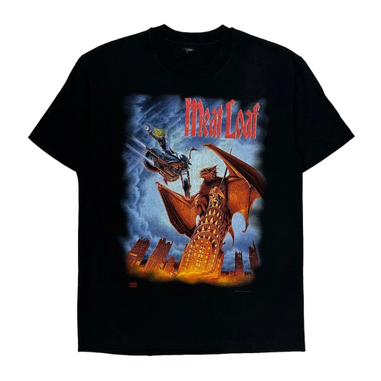 Everything Louder Than Everything Else World Tour 93, 94, 95 Meat Loaf Single Stitch T-Shirt - Small Black Cotton