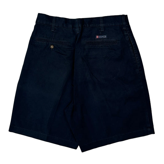 Vintage Chaps Ralph Lauren Chino Shorts - 33W 8L Navy Cotton