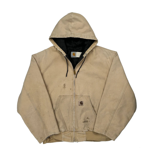 Carhartt Jq295 Jacket - 2XL Beige Cotton