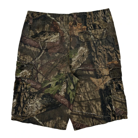 Faded Glory Camo Cargo Shorts - 34W 10L Camo Cotton