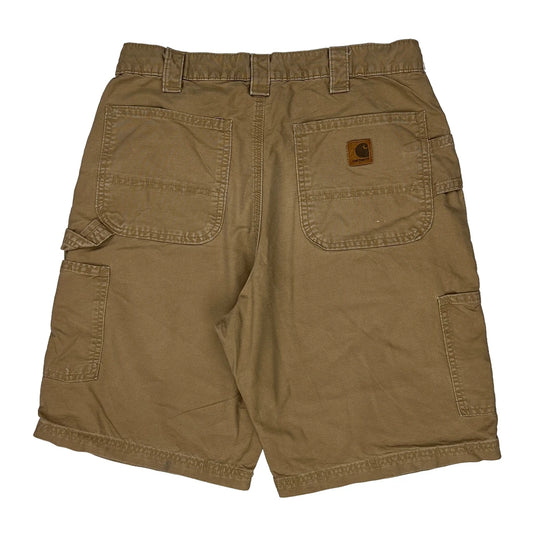 Carhartt Carpenter Shorts - 31W 11L Brown Cotton