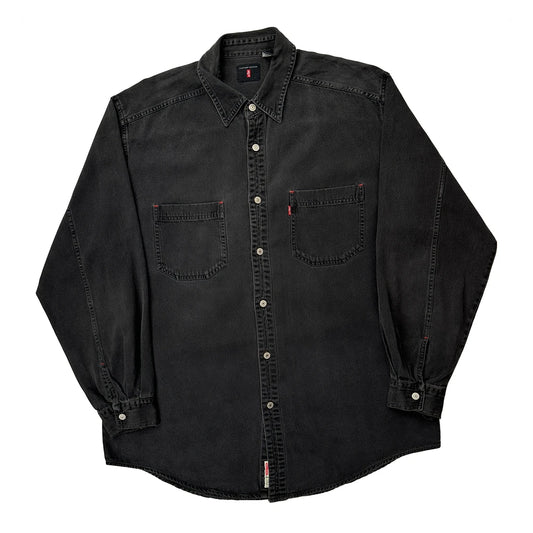 Levis Denim Shirt - Large Black Cotton