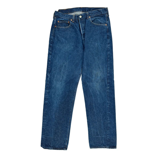 501 Levis Jeans - 32W 30L Blue Denim