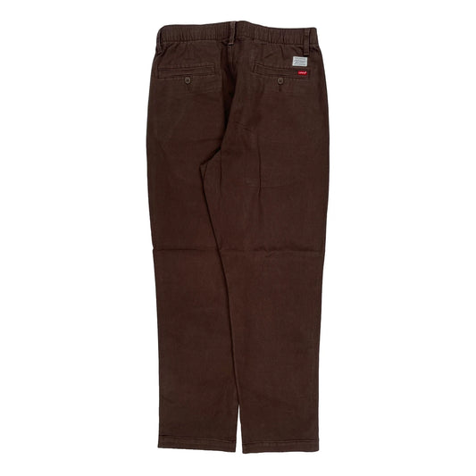 Levis Trousers - 32W 30L Brown Cotton