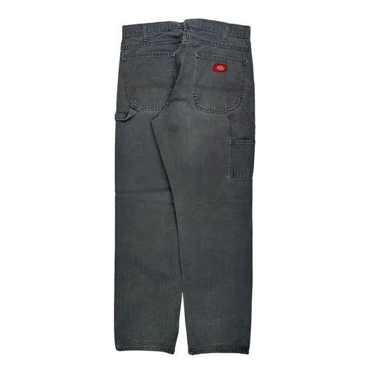 Dickies Carpenter Trousers - 36W 34L Grey Cotton