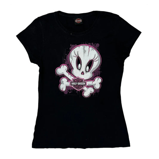 Mid-Ohio Harley Davidson Springfield Oh Harley Davidson Graphic T-Shirt - XS Black Cotton