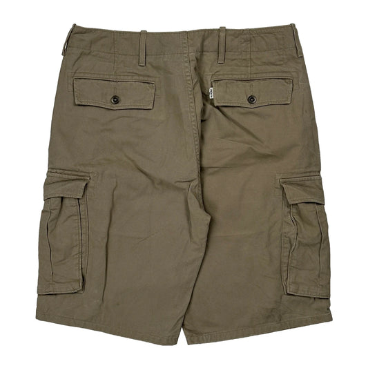 Levis Cargo Shorts - 32W 11L Khaki Cotton