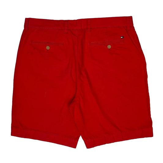Tommy Hilfiger Chino Shorts - 36W 9L Red Cotton