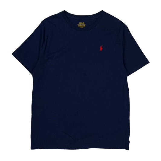 Vintage Age 15 Ralph Lauren T-Shirt - XL Navy Cotton