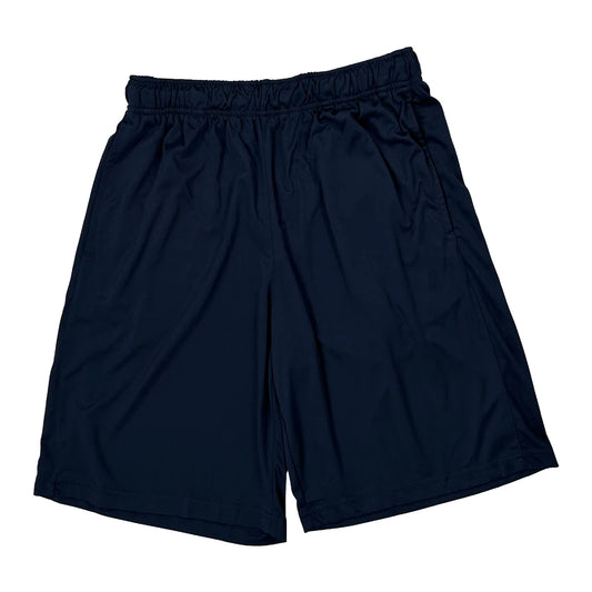 Vintage Russell Athletic Sport Shorts - Large Navy Polyester