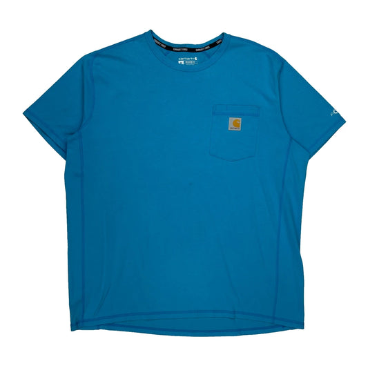 Vintage Carhartt T-Shirt - XL Blue Cotton