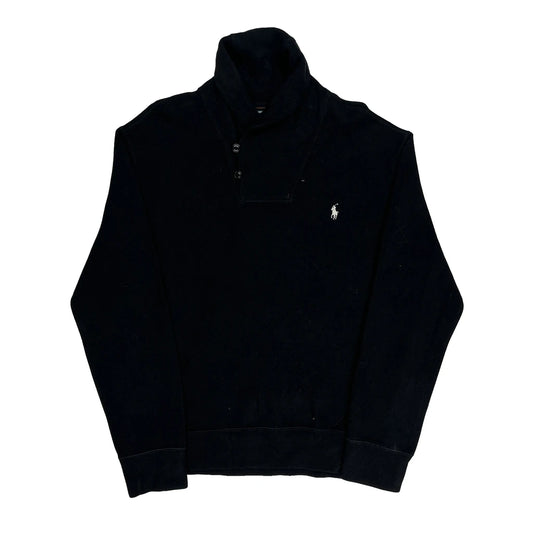 Polo By Ralph Lauren Jumper - Large Black Cotton