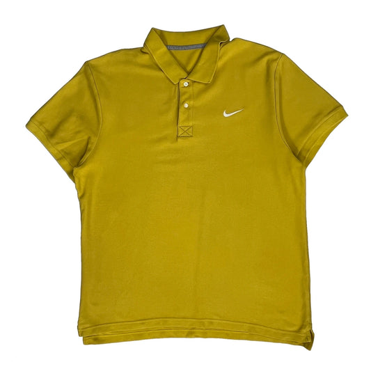 Nike Polo Shirt - No Size Yellow Cotton