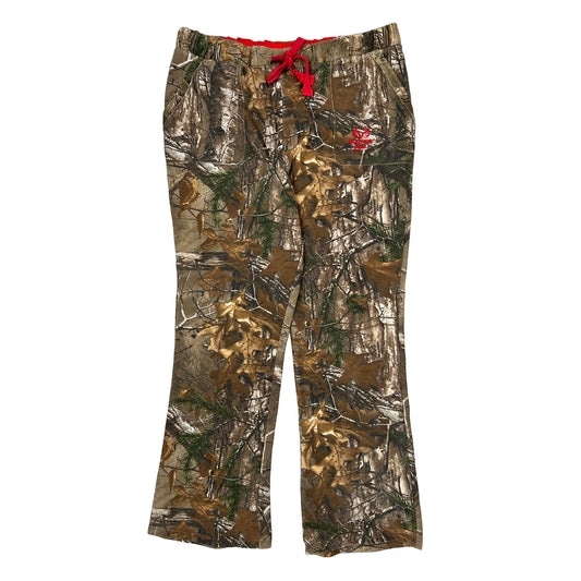 Drawstring Waist Realtree Joggers - XL Camo Cotton Blend