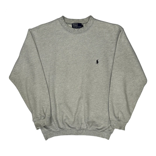 Polo By Ralph Lauren Sweatshirt - Medium Grey Cotton