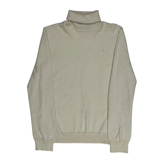 Ralph Lauren Roll Neck Jumper - Medium Cream Cotton