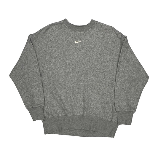 Nike Sweatshirt - Small Grey Cotton