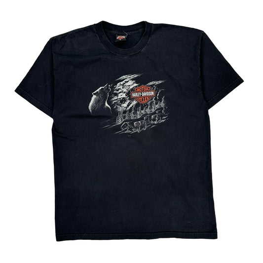 La Crosse Area Harley-Davidson Harley Davidson Graphic T-Shirt - XL Black Cotton