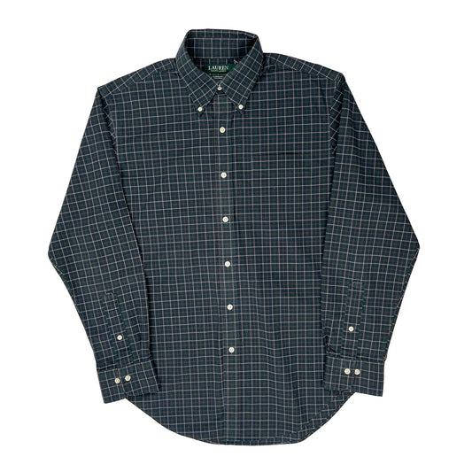Ralph Lauren Checked Shirt - Large Blue Cotton