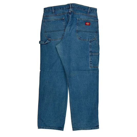 Dickies Carpenter Jeans - 36W 30L Blue Cotton