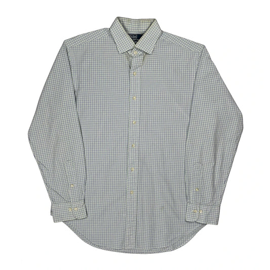 Regent Polo By Ralph Lauren Checked Shirt - Large Green Cotton