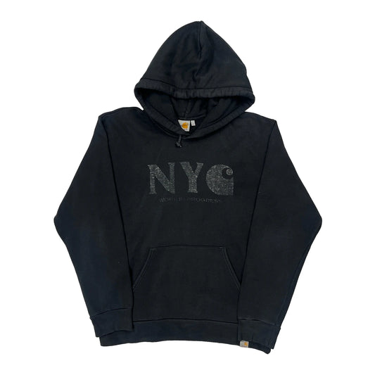 Vintage Carhartt Hoodie - Large Black Cotton