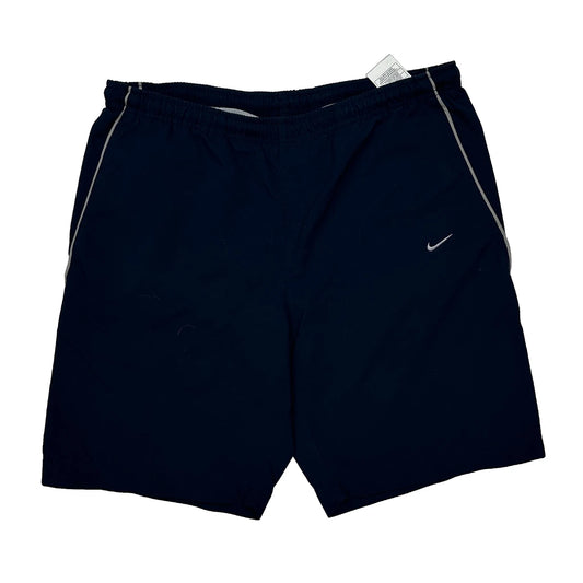 Vintage Dri-Fit Nike Sport Shorts - Medium Navy Polyester