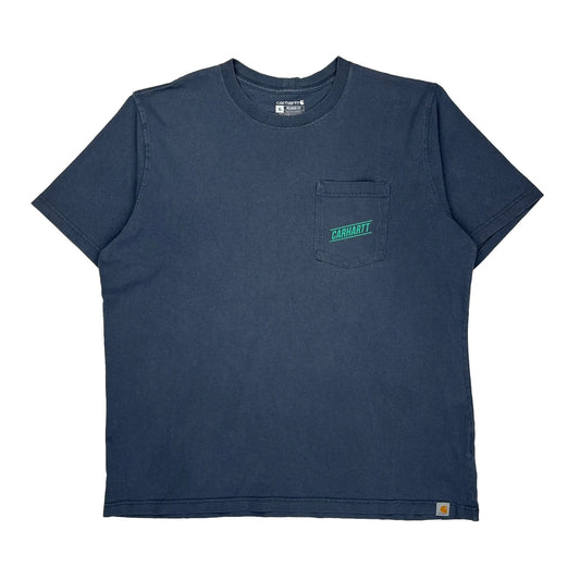 Outdoor Graphic Carhartt T-Shirt - XL Blue Cotton