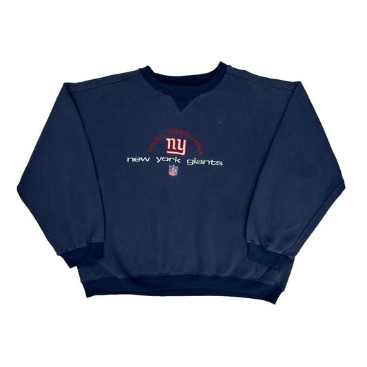 New York Giants Puma Football Sweatshirt - Large Blue Cotton