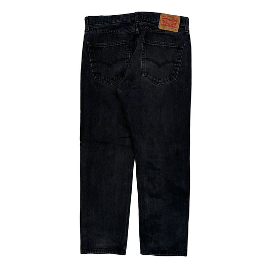 505 Levis Jeans - 34W 28L Black Cotton