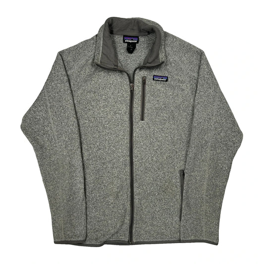 Patagonia Fleece Jacket - Large Grey Polyester