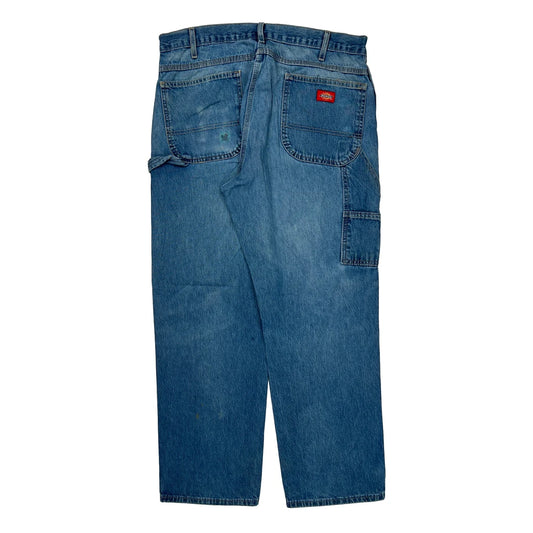 Dickies Carpenter Jeans - 35W 30L Blue Cotton