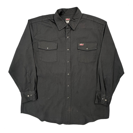 Dickies Shirt - XL Black Cotton Blend