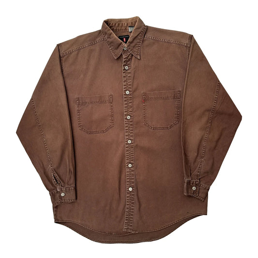 Levis Denim Shirt - Medium Brown Cotton
