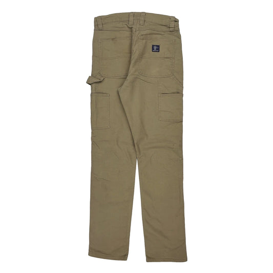 Vintage Unbranded Carpenter Trousers - 32W 34L Khaki Cotton Blend