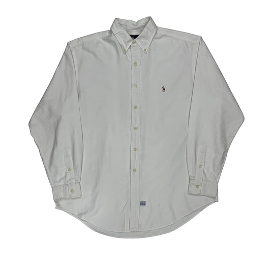 Ralph Lauren Shirt - Large White Cotton