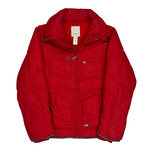 Diesel Puffer - Large Red Nylon